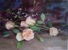 Pink Roses  by Hagop Keledjian