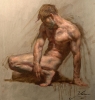 Crouching Figure by Rob Liberace